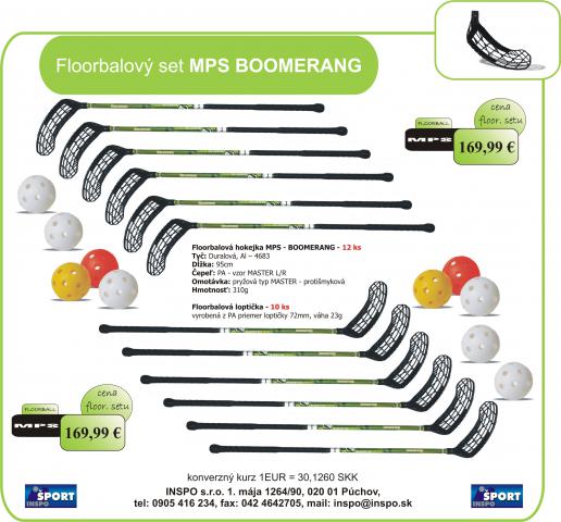 Florbalov� set MPS BOOMERANG
